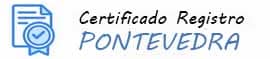 Certificado Registro Pontevedra