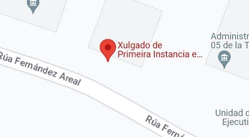 localización Registro Civil Porriño Pontevedra