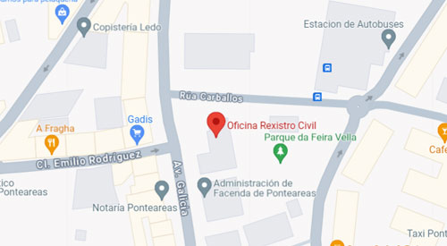 Situación del Registro Civil Ponteareas