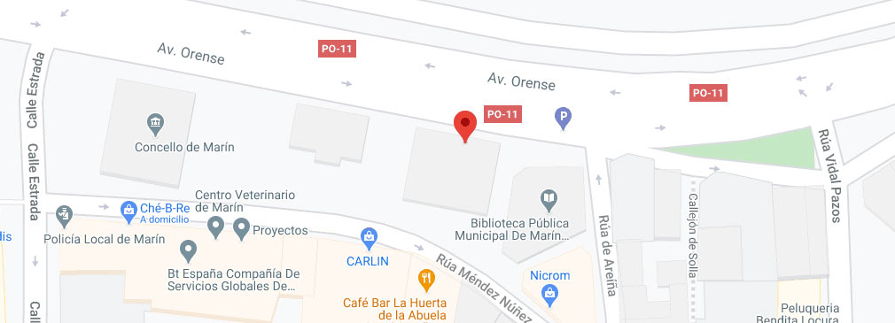 plano del registro civil Marín