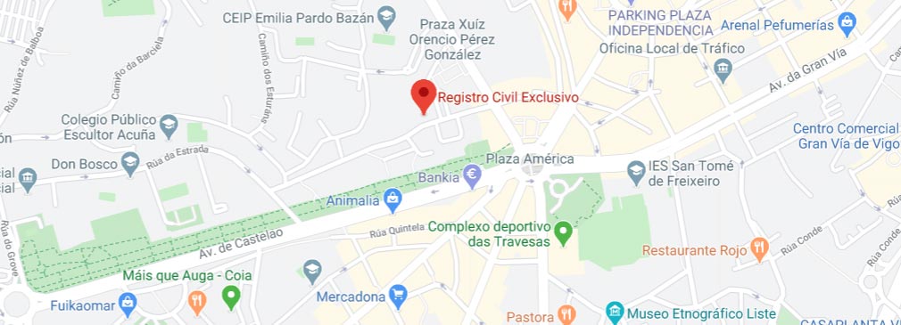 situación del registro civil de Vigo