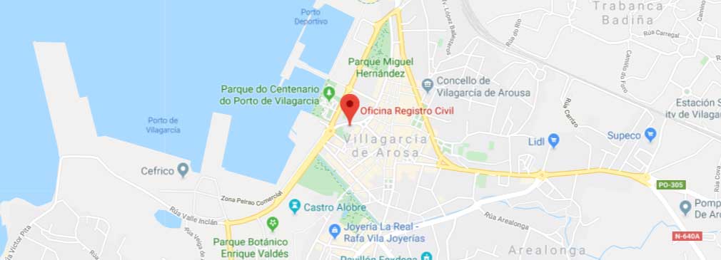 registro civil vilagarcia de arosa situacion
